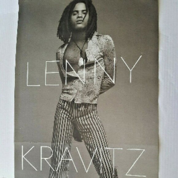 LENNY KRAVITZ Mama Said Poster RARE Promo 1991 Large 36"X19.75" - Picture 1 of 7
